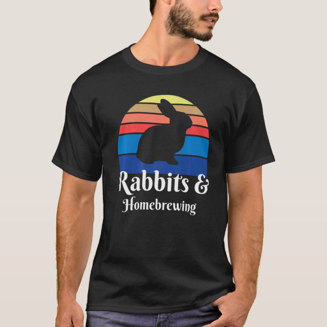 Kaniner och homebreder t shirt (Framsida)