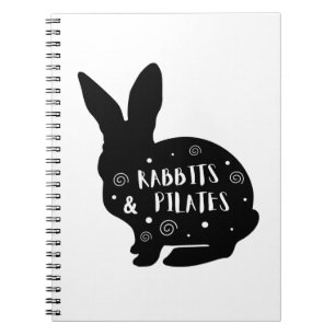 Kaniner och pilater anteckningsbok