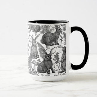 Kaniner och skogsmark flora 2 Mugg