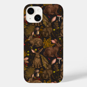 Kaniner och skogsmark flora Fodral-Mate iphone cas