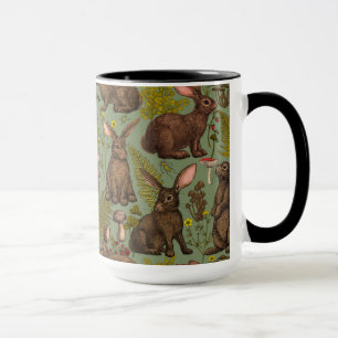 Kaniner och skogsmark flora Mugg