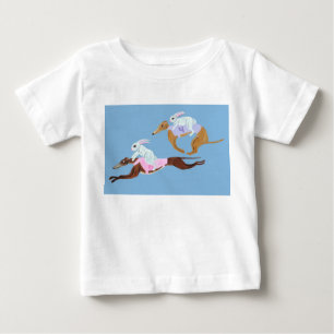 Kaniner Ridande på Greyhounds T-Shirt