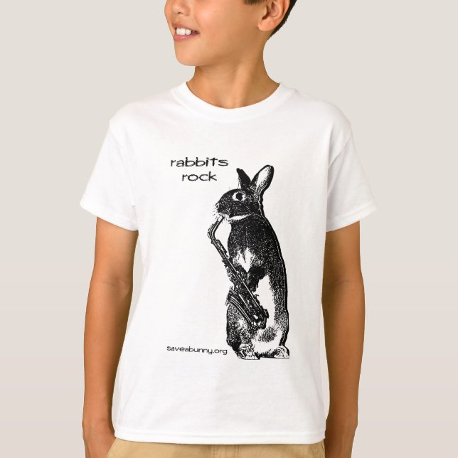 Kaniner Sten! Tee Shirt (Framsida)