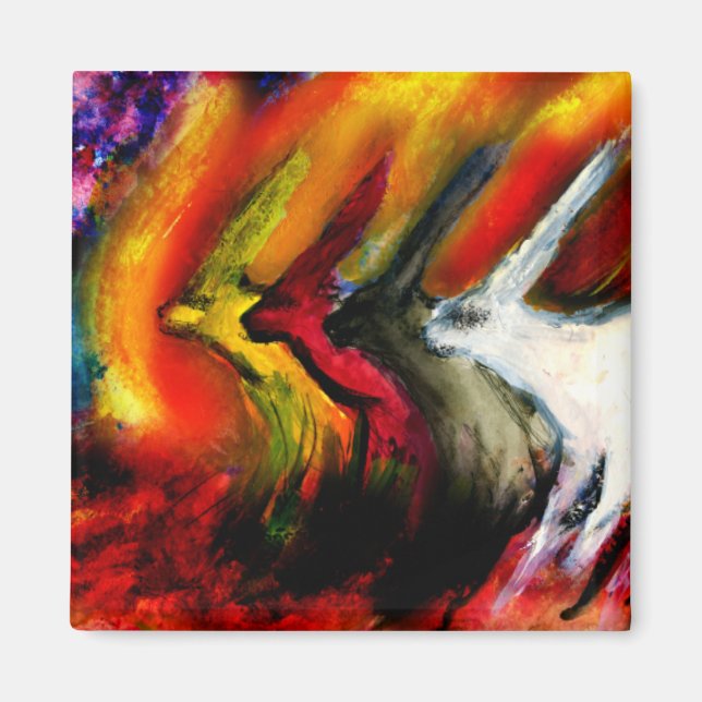 Kaniner till Apocalypse Magnet (Framsidan)