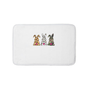 Kaninerna Bunnies Leopard Camouflage Glad påsk Da Badrumsmatta