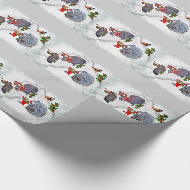 Kaniners julfest presentpapper (Hörn)