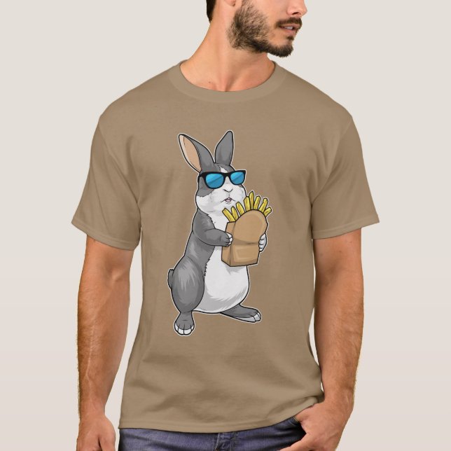Kaninfries Fransk fries T Shirt (Framsida)