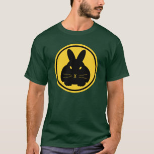 Kaninfyr - whiskers beklär på och svanen på tee shirt