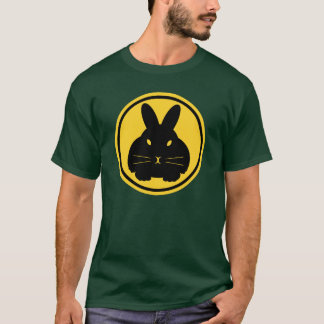 Kaninfyr - whiskers beklär på och svanen på tee shirt