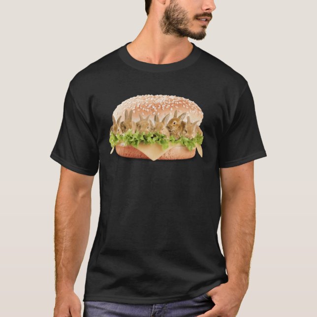 Kaninhamburgare T Shirt (Framsida)