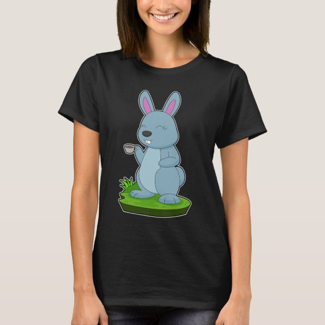 Kaninkaffe Kopp T Shirt (Framsida)