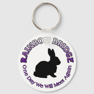 KANINKANINREGNBÅGEN ÖVERBRYGGAR KEYCHAIN NYCKELRING