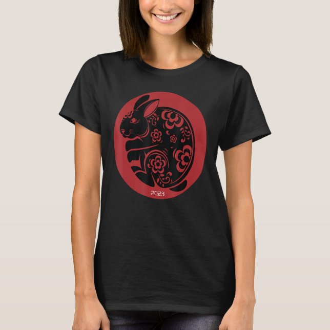 Kaninkinesiska 2023 Manar & Women T Shirt (Framsida)