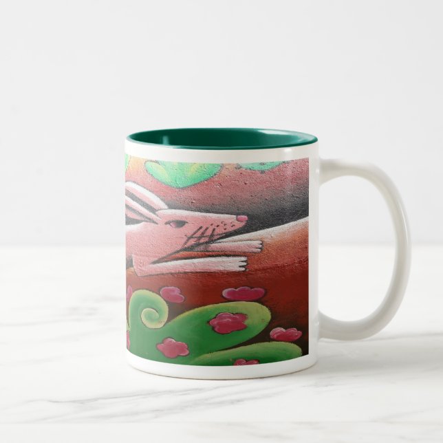 Kaninkopp Två-Tonad Mugg (Höger)