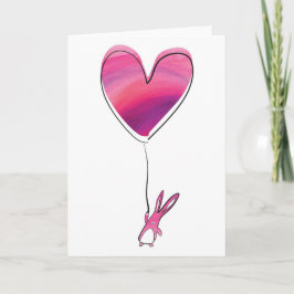 Kaninkort för Valentineser Kort