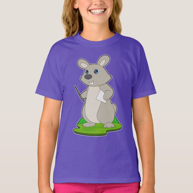 Kaninläraranteckning T Shirt (Framsida)