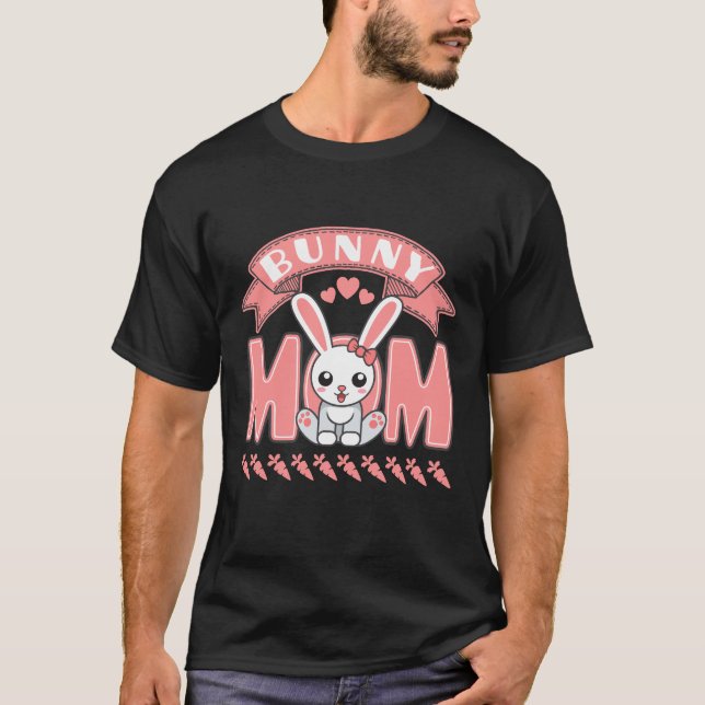 Kaninmamma T Shirt (Framsida)