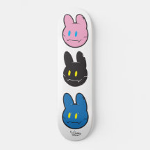 Kaninmaskot Skateboard