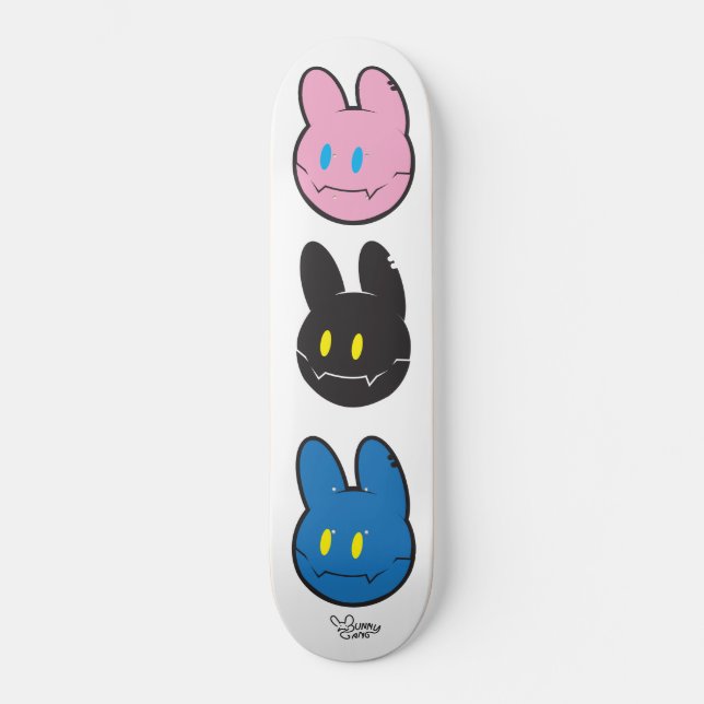 Kaninmaskot Skateboard (Framsida)