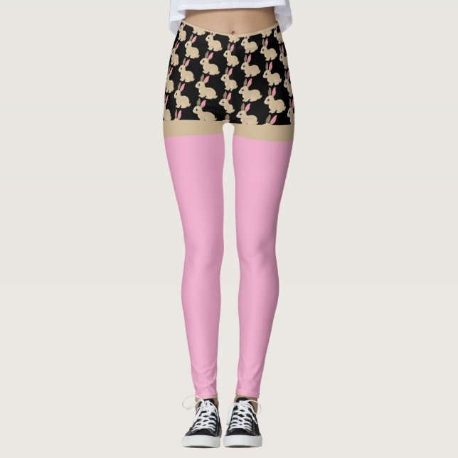"KANINÖRON" - AKTIVKLÄDER LEGGINGS (Framsida)