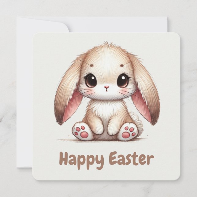 Kaninöronunderverk Julkort (Framsida)