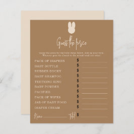 Kaninpartyspel | Gissa priset spel