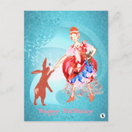 Kaninprinsessa Vänskap Vykort