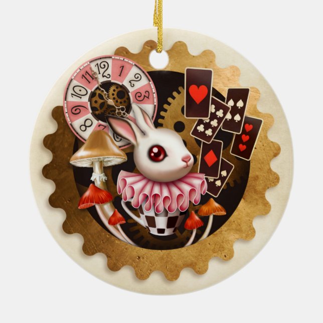 KaninTime prydnad Julgransprydnad Keramik (Baksidan)