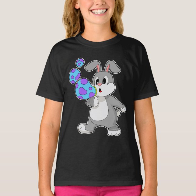 Kanintvålbubblor T Shirt (Framsida)