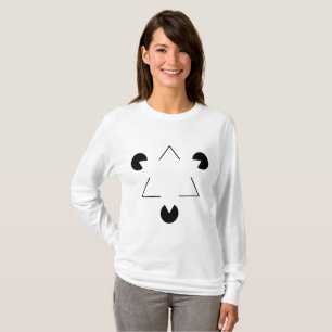 Kanizsa triangel tee shirt