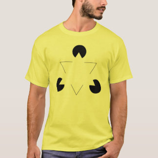Kanizsa triangelT-tröja T-shirt