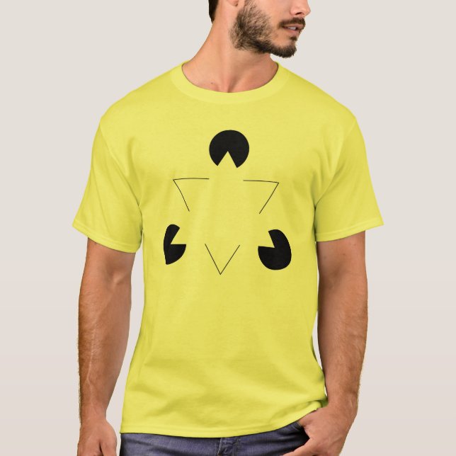 Kanizsa triangelT-tröja T-shirt (Framsida)
