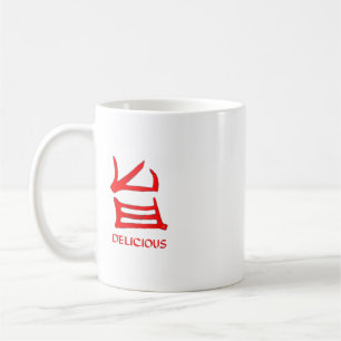 Kanji Delicious Red mugg