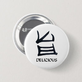 Kanji Delicious round-knapp Knapp