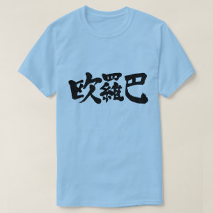 [Kanji] Euro, Europa Tee Shirt