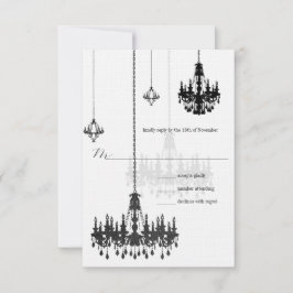 Kanji för Kärlek 7 Black Chandeliers Bröllop OSA