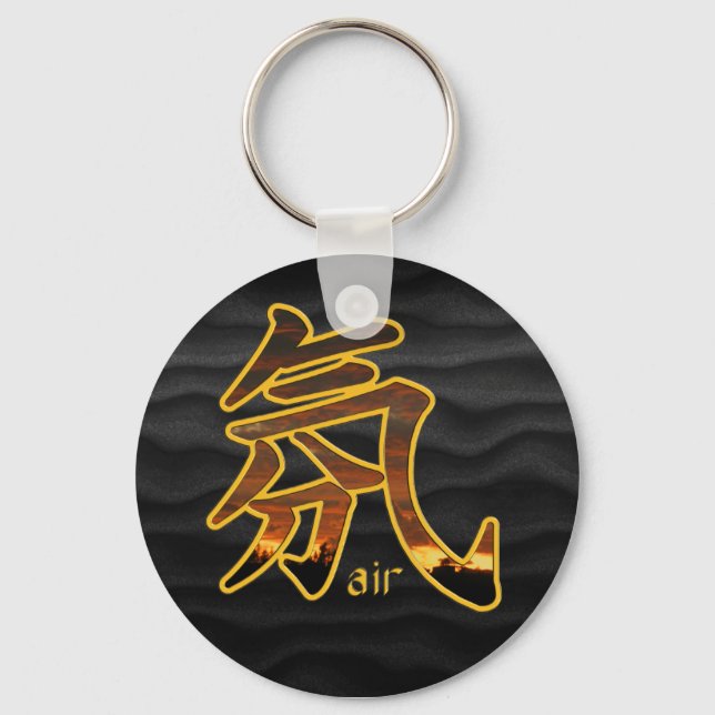 Kanji: Luft - Nyckelkedja Nyckelring (Framsida)