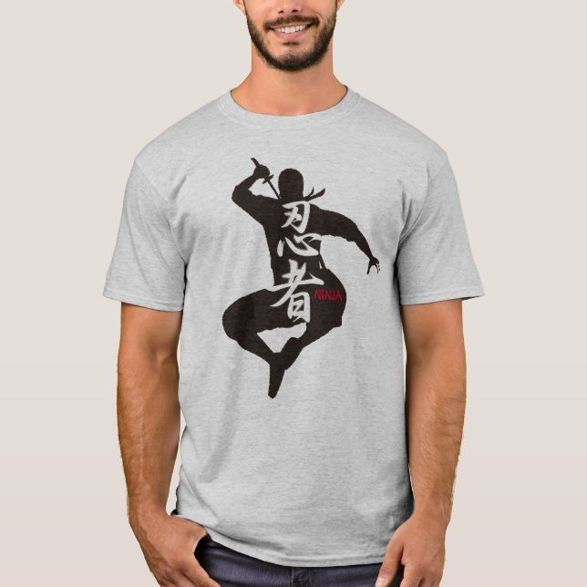 kanji,NINJA T Shirt (Framsida)