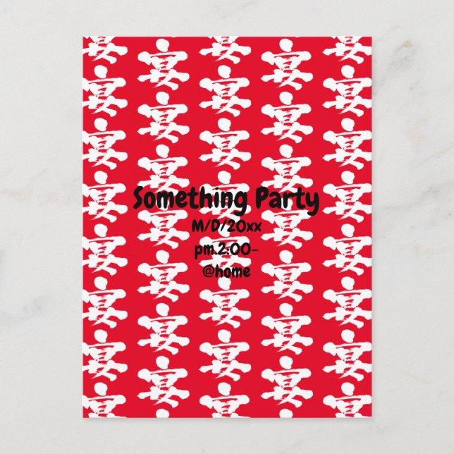 [Kanji] party Vykort (Framsida)