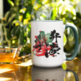 Kanji Samurai Benkei Mugg