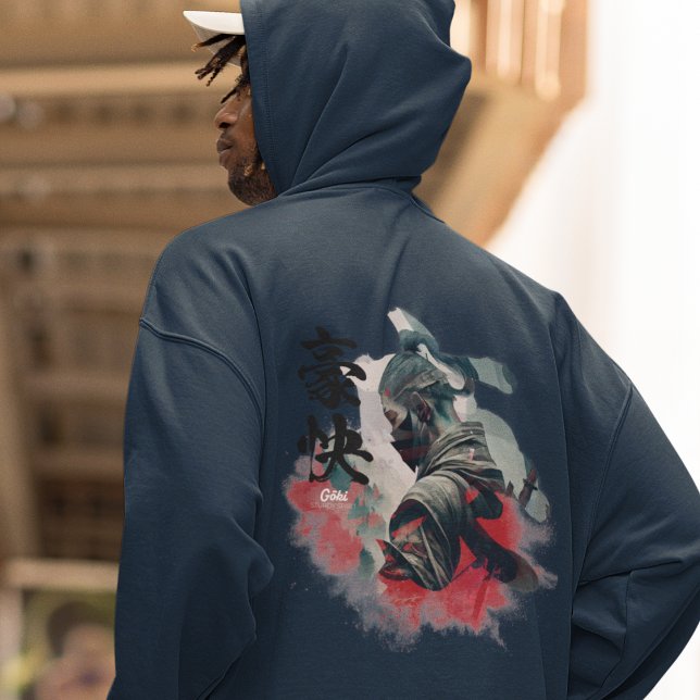 Kanji Samurai Goki Hoodie T Shirt (Skapare uppladdad)