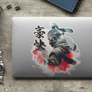 Kanji Samurai Goki Sticker Klistermärken
