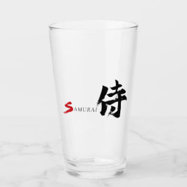 Kanji Samurai Japansk Kalligrafi Glaskopp
