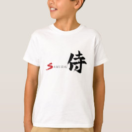 Kanji Samurai Japansk Kalligrafi T Shirt