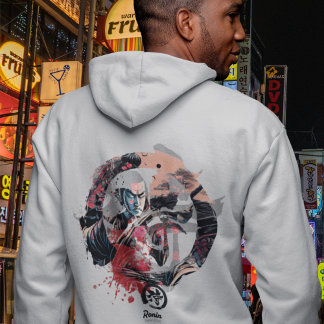 Kanji Samurai Ronin Hoodie T Shirt