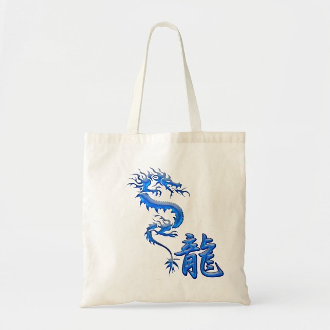 KANJI-symbol för DRAGON-säckar från Asien till sti Tygkasse (Framsidan)
