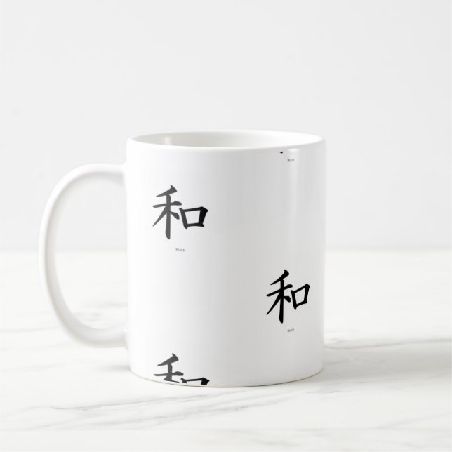 KANJI SYMBOL PEACE MUGG (Vänster)