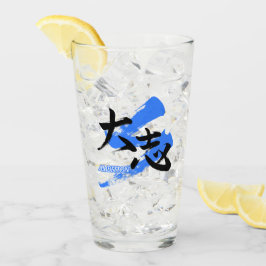 Kanji Taishi/Ambition Japansk kalligrafi Glaskopp