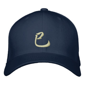 Kanji Zodiac Hat Snake Broderad Keps