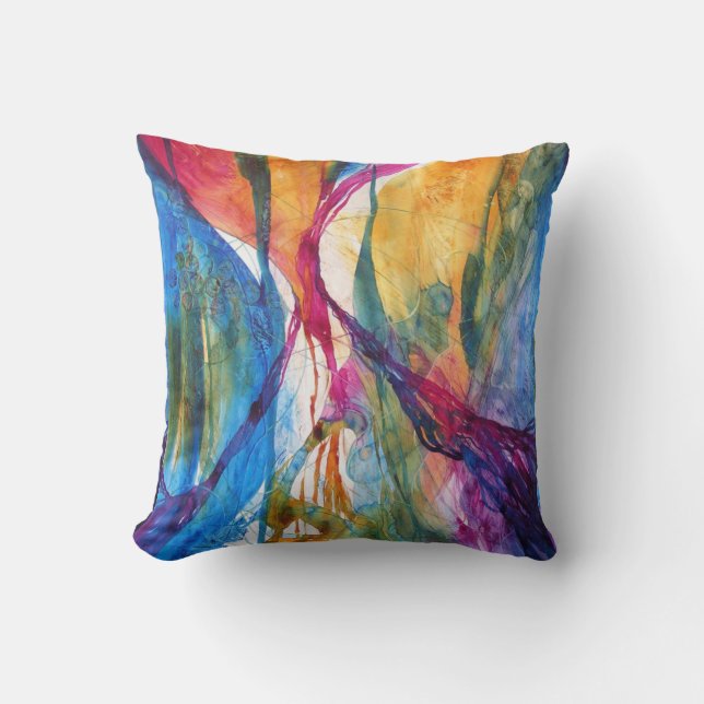 Kanjonsoluppgång Kudde (Framsida)